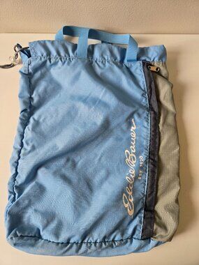 Eddie Bauer nylon cinch backpack